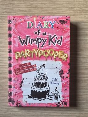 Diary of a Wimpy Kid: Party Pooper - Pink Hardcover